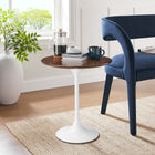 Modway Lippa 20" Round Wood Side Table