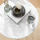 Modway Lippa 20" Round Faux Marble Side Table