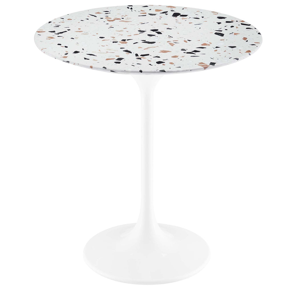 Modway Lippa 20" Round Terrazzo Side Table  
