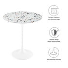 Modway Lippa 20" Round Terrazzo Side Table