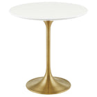 Modway Lippa 20" Round Wood Side Table  