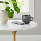 Modway Lippa 20" Round Wood Side Table