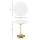 Modway Lippa 20" Round Wood Side Table