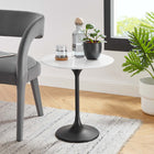 Modway Lippa 20" Round Wood Side Table