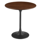 Modway Lippa 20" Round Wood Side Table  