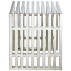 Modway Gridiron Small Stainless Steel Bench