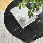 Modway Lippa 20" Round Faux Marble Side Table