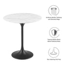 Modway Lippa 20" Round Faux Marble Side Table
