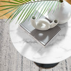 Modway Lippa 20" Round Faux Marble Side Table