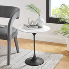 Modway Lippa 20" Round Faux Marble Side Table