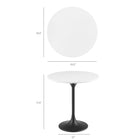 Modway Lippa 20" Round Wood Side Table