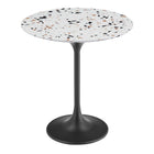 Modway Lippa 20" Round Terrazzo Side Table  