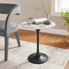 Modway Lippa 20" Round Terrazzo Side Table