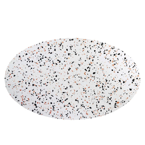 Modway Lippa 60" Oval Terrazzo Dining Table  