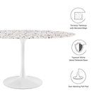 Modway Lippa 60" Oval Terrazzo Dining Table