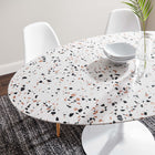 Modway Lippa 60" Oval Terrazzo Dining Table