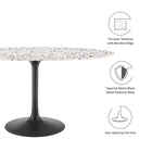 Modway Lippa 60" Oval Terrazzo Dining Table