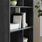 Modway Transmit 5 Shelf Wood Grain Bookcase