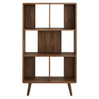 Modway Transmit 5 Shelf Wood Grain Bookcase