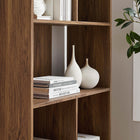 Modway Transmit 5 Shelf Wood Grain Bookcase