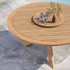 Modway Wellspring 63" Outdoor Patio Teak Wood Dining Table