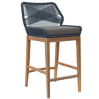 Modway Wellspring Outdoor Patio Teak Wood Bar Stool  