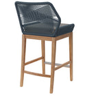 Modway Wellspring Outdoor Patio Teak Wood Bar Stool