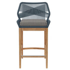 Modway Wellspring Outdoor Patio Teak Wood Bar Stool