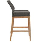 Modway Wellspring Outdoor Patio Teak Wood Bar Stool