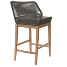 Modway Wellspring Outdoor Patio Teak Wood Bar Stool