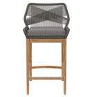 Modway Wellspring Outdoor Patio Teak Wood Bar Stool