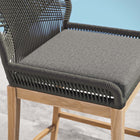 Modway Wellspring Outdoor Patio Teak Wood Bar Stool