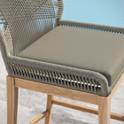 Modway Wellspring Outdoor Patio Teak Wood Bar Stool