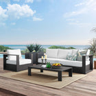 Modway Tahoe 3-Piece Outdoor Patio Powder-Coated Aluminum Set