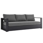 Modway Tahoe 4-Piece Outdoor Patio Powder-Coated Aluminum Set