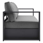 Modway Tahoe 4-Piece Outdoor Patio Powder-Coated Aluminum Set