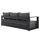 Modway Tahoe 4-Piece Outdoor Patio Powder-Coated Aluminum Set