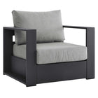 Modway Tahoe 4-Piece Outdoor Patio Powder-Coated Aluminum Set