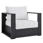 Modway Tahoe 4-Piece Outdoor Patio Powder-Coated Aluminum Set