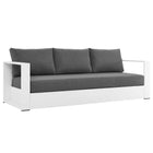 Modway Tahoe 4-Piece Outdoor Patio Powder-Coated Aluminum Set