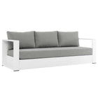 Modway Tahoe 4-Piece Outdoor Patio Powder-Coated Aluminum Set