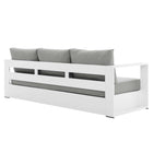 Modway Tahoe 4-Piece Outdoor Patio Powder-Coated Aluminum Set