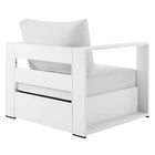 Modway Tahoe 4-Piece Outdoor Patio Powder-Coated Aluminum Set