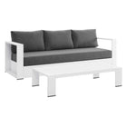 Modway Tahoe 2-Piece Outdoor Patio Powder-Coated Aluminum Set  