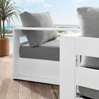 Modway Tahoe 2-Piece Outdoor Patio Powder-Coated Aluminum Armchair Set