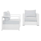 Modway Tahoe 2-Piece Outdoor Patio Powder-Coated Aluminum Armchair Set  