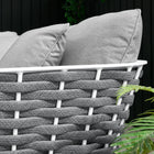 Modway Stance Outdoor Patio Aluminum Small Sectional Sofa