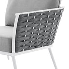 Modway Stance Outdoor Patio Aluminum Large Sectional Sofa