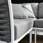 Modway Stance Outdoor Patio Aluminum Large Sectional Sofa