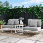 Modway Stance 3 Piece Outdoor Patio Aluminum Set